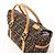 Borsa FENDI in tela Zucca e pelle marrone - vista 5
