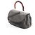 Borsa 2Way Bottega Veneta in camoscio Grigio - vista 2