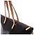 Borsa a tracolla Louis Vuitton Bellevue GM in pelle Vernis Burgundy M93589 Bordò - vista 6