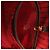 Borsa a tracolla Louis Vuitton Neverfull GM Damier Ebene in marrone N51106 Rosso - vista 12