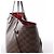 Borsa a tracolla Louis Vuitton Neverfull GM Damier Ebene in marrone N51106 Rosso - vista 4