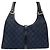 Borsa Gucci Jackie in tela GG blu navy Blu scuro - vista 2