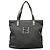 Fendi Borsa Tote in Nylon e Pelle Nera Nero
