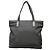 Fendi Borsa Tote in Nylon e Pelle Nera Nero - vista 2