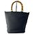 Borsa Gucci Bamboo in paglia Nero