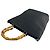 Borsa Gucci Bamboo in paglia Nero - vista 6