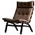 Autre Marque Farstrup 1970s Leather Lounge Chair