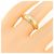 Cartier Ehering aus 18K Gelbgold mit Diamanten - Ansicht 5