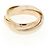 Anello Cartier Trinity in oro rosa bianco e giallo 18K