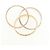 Anello Cartier Trinity in oro rosa bianco e giallo 18K - vista 3