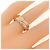 Anello Cartier Trinity in oro rosa bianco e giallo 18K - vista 4