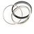 Anello Cartier Trinity in ceramica e oro bianco - vista 3
