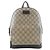 Gucci 429020 KLQAX Rucksack Schwarz Beige
