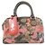 Bolsa Gucci Boston Bege e Rosa em Tela