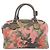 Bolsa Gucci Boston Bege e Rosa em Tela - vista 2