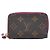 Tarjetero Louis Vuitton Monogram Multicart Castaño Fucsia