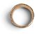 Autre Marque Tiffany & Co. 1837 Rubedo Metal breiter Ring Golden - Ansicht 5