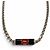 Collier Gucci Web Line Sherry AG925 avec détail rayé Argenté