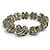Autre Marque Bracciale Tiffany Vintage SV925 Signature Link X Motif Argento
