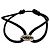 Bracciale Cartier Trinity in cordino Nero D'oro