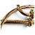 Hermès Hermes Pink Gold Stecker-Ohrringe Golden - Ansicht 7