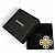 Broche de strass CHANEL C22B Coco Mark Prata Rosa - vista 2