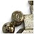 Broche de strass CHANEL C22B Coco Mark Prata Rosa - vista 7
