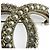 Broche Chanel Coco Mark con strass y perlas falsas Dorado - vista 5