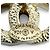 Brincos Chanel Coco Mark com strass Dourado - vista 6