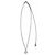 Collana Chanel B25C CC Logo Crystal Cube Argento - vista 5