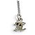 Collana Chanel B25C CC Logo Crystal Cube Argento - vista 7