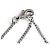 Collana Chanel B25C CC Logo Crystal Cube Argento - vista 9