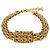 Collar Choker Motif Bolso Matelassé Chanel Coco Mark Dorado