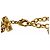 Collar Choker Motif Bolso Matelassé Chanel Coco Mark Dorado - vista 7