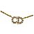 Collar Christian Dior Clair D Lune Dorado - vista 4