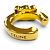 Céline Ear cuff Celine Triomphe Sparkle D'oro - vista 4
