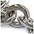 Autre Marque Collana Choker Tiffany 925 Round Link Circle Donut Chain - vista 6