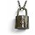 Colar com Pendente Lockit Louis Vuitton Prateado Prata - vista 4