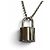 Colar com Pendente Lockit Louis Vuitton Prateado Prata - vista 5