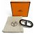 Hermès Broche de cuero Hermes Chaine d'Ancre Negro Plata - vista 2