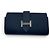 Hermès Hermes Bearn Epsom Leather Key Case Blue Navy blue