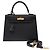 Hermès Borsa HERMES Kelly 25 in Pelle Nera - 103969 Nero