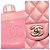 Borsa CHANEL Timeless/Classique in Pelle Rosa - 103968 - vista 7