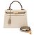 Hermès Borsa HERMES Kelly 25 in Pelle Bianca - 103938 Bianco
