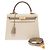 Hermès Borsa HERMES Kelly 25 in Pelle Bianca - 103938 Bianco - vista 3
