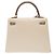 Hermès Borsa HERMES Kelly 25 in Pelle Bianca - 103938 Bianco - vista 4