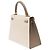 Hermès Borsa HERMES Kelly 25 in Pelle Bianca - 103938 Bianco - vista 6
