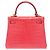 Hermès Borsa HERMES Kelly 25 in Pelli esotiche Rosa - 103973 - vista 4