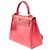 Hermès Borsa HERMES Kelly 25 in Pelli esotiche Rosa - 103973 - vista 5