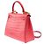 Hermès Borsa HERMES Kelly 25 in Pelli esotiche Rosa - 103973 - vista 6